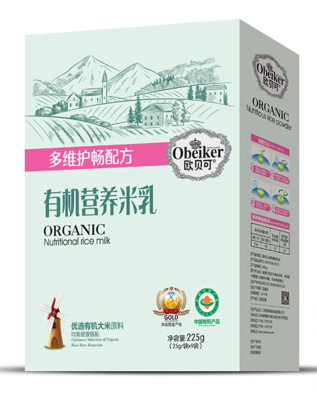 歐貝可有機米乳多維護(hù)暢配方（盒裝）