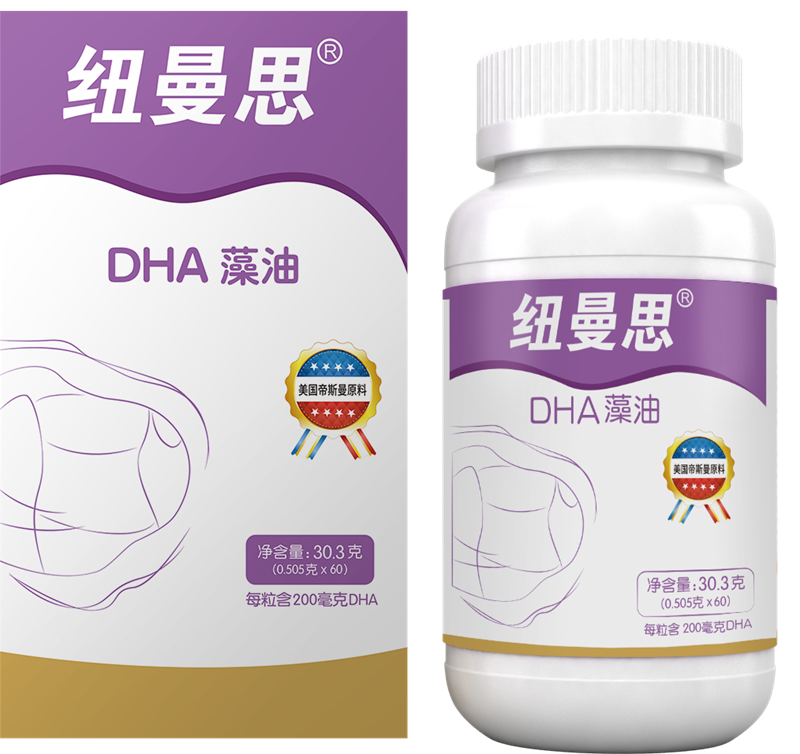 紐曼思®DHA藻油軟膠囊 成人型