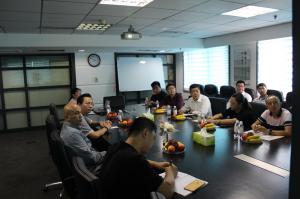 北京天源迪科公司一行來訪錦程集團