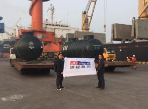 錦程完成援建項目油罐設(shè)備運(yùn)輸