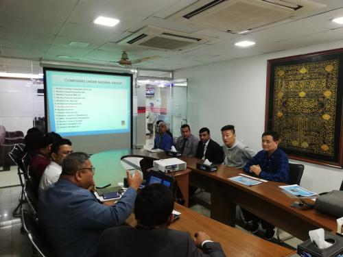 錦程物流執行總裁魏作才春節期間到訪孟加拉項目部